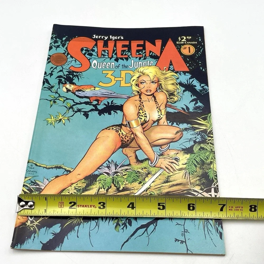 Vintage 1985 Sheena Queen Of The Jungle 3-D Special #1 Blackthorne Comic